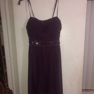 Formal purple dress